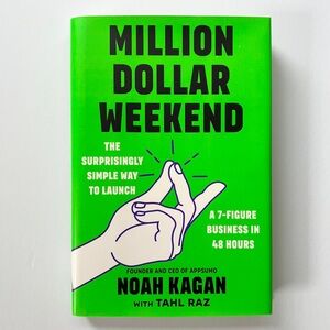Million Dollar Weekend by Noah Kagan, Brand New Hardcover Book!